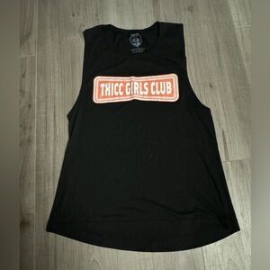 Tango Charlie Apparel Thicc Girl Club Muscle Tank